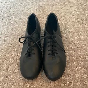 Black tap shoes